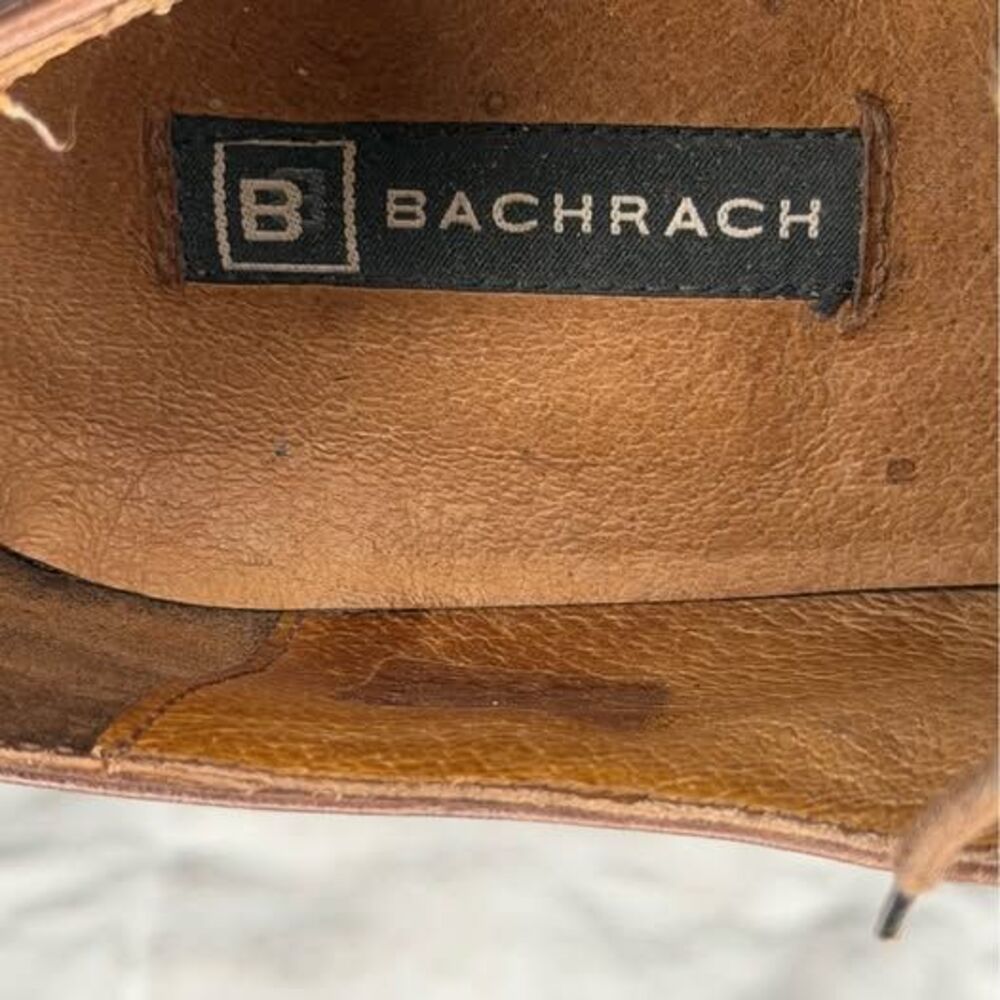 Bachrach Brown Leather Dress Shoes - Picture 4 of 9